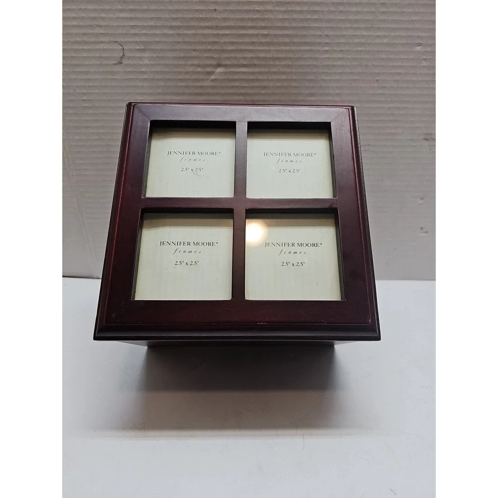 Wood PHOTO BOX Jennifer Moore Frames wooded picture box rosewood finish